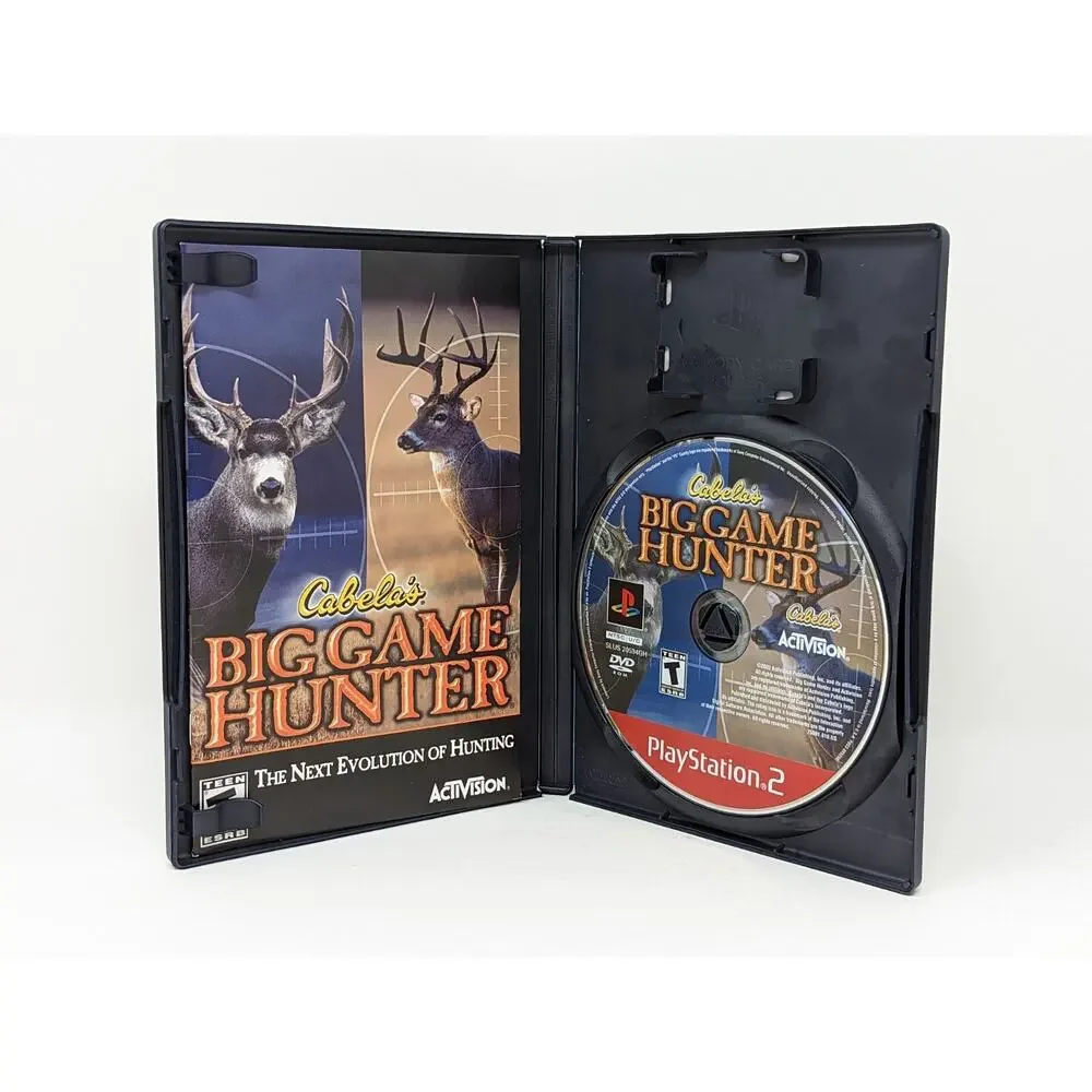 Cabela's Big Game Hunter PS2 PlayStation 2 CIB Manual Tested